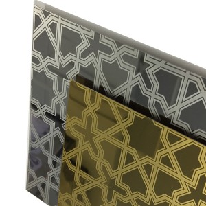 High end stainless steel material stainless steel 304 elevator Etching color plates sheets for sale