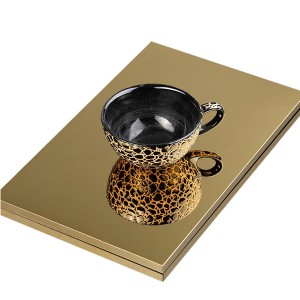 0.8mm Thickness Grade 304 316 316 430 PVD Mirror Stainless Steel Decorative Color Sheet Stainless Steel Color Sheets for Sale