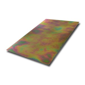 Antique Bronze Finish PVDF Rainbow Color Coating Decorative Metal Sheet