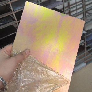 Antique Bronze Finish PVDF Rainbow Color Coating Decorative Metal Sheet