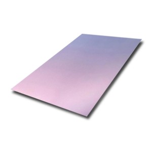 Cherry Blossom Pink Gradient Color PVDF Paint Stainless Steel Sheet – Hermes steel