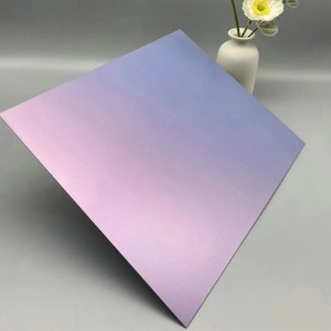 Cherry Blossom Pink Gradient Color PVDF Paint Stainless Steel Sheet – Hermes steel