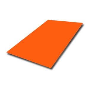 PVDF Hermes Orange Color Paint Stainless Steel Sheet – Hermes steel