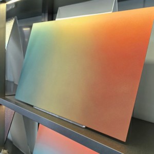 PVDF Coating Dusk Color Stainless Steel Wal Panel Decoration Metal Sheet