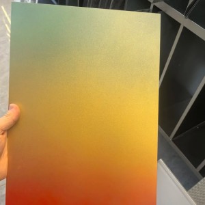 PVDF Coating Dusk Color Stainless Steel Wal Panel Decoration Metal Sheet