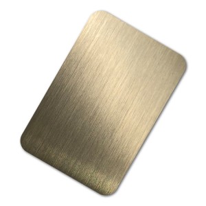 Decorative Sheets Titanium Coated Stainless Steel Sheets Hairline Stainless Steel Sheet for Elevator Wall Panels