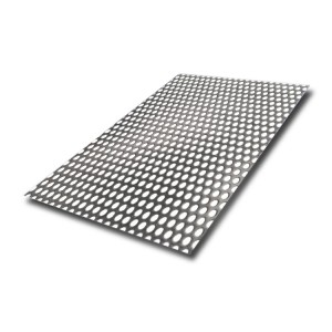 Round Hole Perforated Stainless Steel Sheet 201 304 Perforated Mesh Sheet