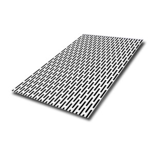 201 304 316 Slotted Hole stainless steel perforated metal sheet