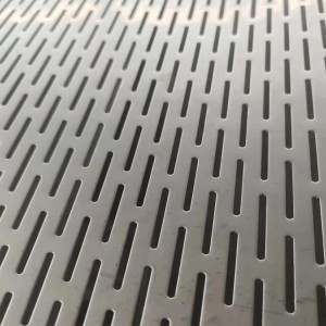 201 304 316 Slotted Hole stainless steel perforated metal sheet