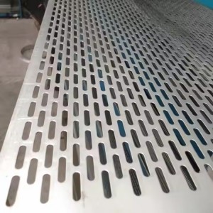201 304 316 Slotted Hole stainless steel perforated metal sheet