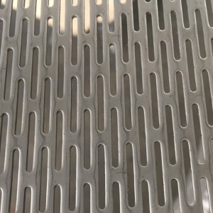 201 304 316 Slotted Hole stainless steel perforated metal sheet