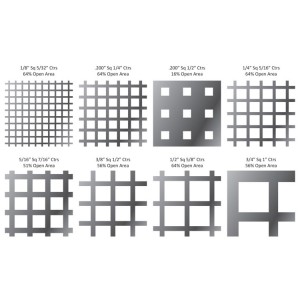 1mm 3mm Square Hole Stainless Steel Sheets 304 Perforated Metal Sheet Perforated Stainless Steel Sheet