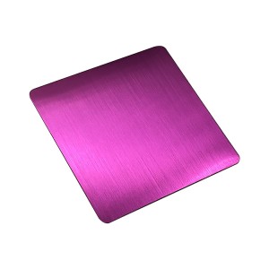 High Quality Luxurious Golden Color Coated Hairline 304 Decorative Stainless Steel Sheet