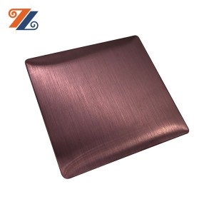 China Wholesale Brushed Steel Tile Trim 8mm Manufacturers –  High quality elevator stainless steel decorative sheet 304 gold brushed no.4 hairline satin stainless steel sheet – Hermes ...