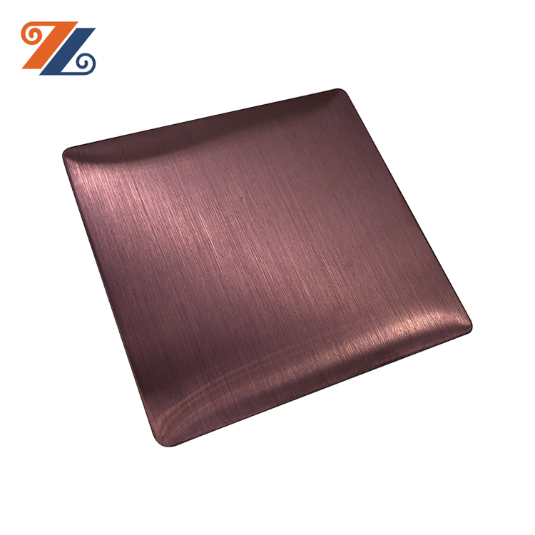 China Wholesale Brushed Stainless Steel Tile Trim Manufacturers – 
 High quality elevator stainless steel decorative sheet 304 gold brushed no.4 hairline satin stainless steel sheet – H...