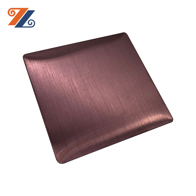 China Wholesale Brushed Steel Tile Trim 8mm Manufacturers – 
 High quality elevator stainless steel decorative sheet 304 gold brushed no.4 hairline satin stainless steel sheet – Hermes ...