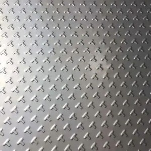 304 316 316L Stainless Steel Embossed Sheet Colled Rolled T Letter Pattern Stainless Steel Checkered Plates And Sheets