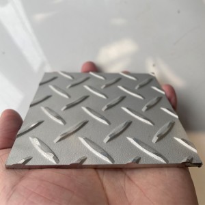 Inox 304 2mm 3mm custom willow leaf flower pattern checkered stainless steel plate for subway station floor