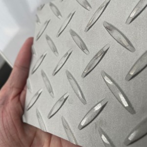 Inox 304 2mm 3mm custom willow leaf flower pattern checkered stainless steel plate for subway station floor