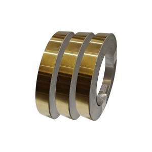 Custom Ss Coil Stainless Steel Strip Gold Brushed Stainless Steel Coil Slitting Strip 304 Stainless Steel Strip