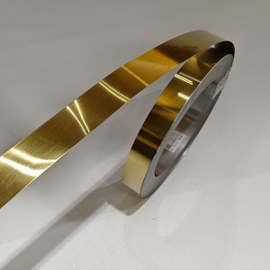 Custom Ss Coil Stainless Steel Strip Gold Brushed Stainless Steel Coil Slitting Strip 304 Stainless Steel Strip