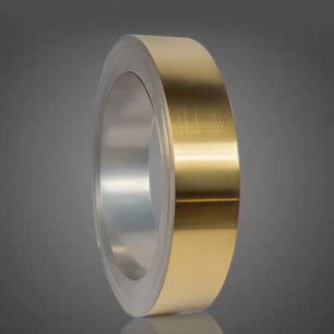 201 304 430 Stainless Steel Coil Slitting Strip HL 8K NO.4 Surface Steel Narrow Strip Gold Hairline Stainless Steel Slit Coil