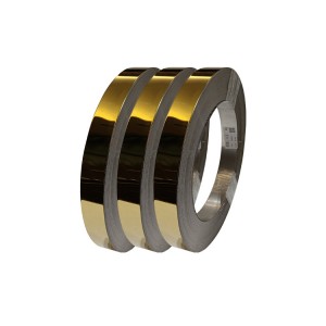 Cold Rolled Strip Coil Aisi 201 301 304 316 316l 410 421 430 SS Coil Mirror Gold Stainless Steel Narrow Strip