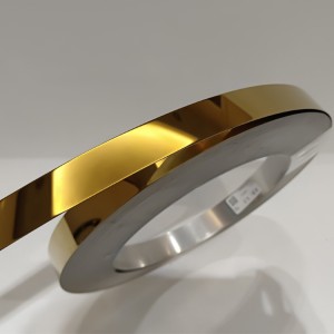 Cold Rolled Strip Coil Aisi 201 301 304 316 316l 410 421 430 SS Coil Mirror Gold Stainless Steel Narrow Strip
