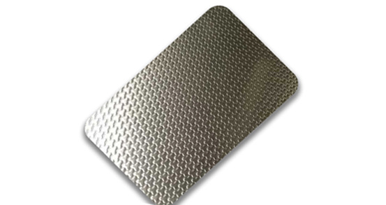 Embossed stainless steel plate process customization