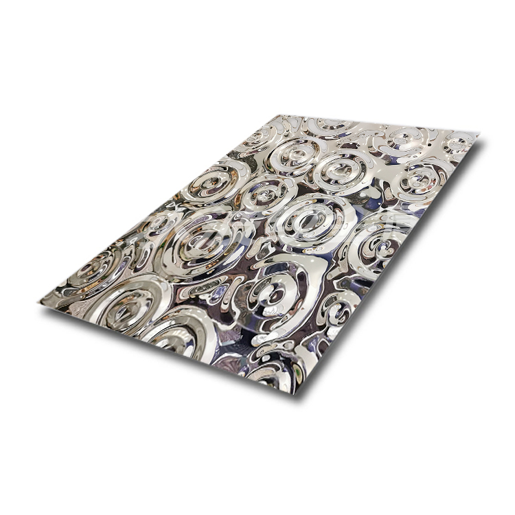 Stamped SS Sheet_Mirror Finish_Small Rain Drop Pattern 01