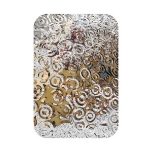 3d Wall Panel Small Raindrop Pattern Mirror Finish Embossed Metal Water Ripple Decorative Stainless Steel Sheets