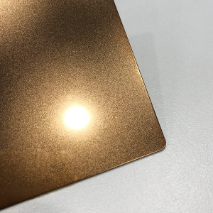 304 High Standard 4×8 Stainless Steel Bead Blast Finish PVD Color Coating Decorative Sheet for Wall Panel