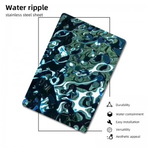 water ripple effect stainless steel ceiling – water ripple stainless steel sheets for walls
