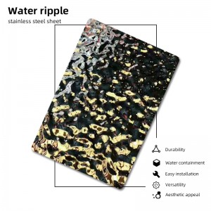 colored stainless steel decorative sheets black water ripple stainless steel sheet – hermes steel