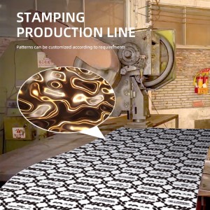 copper water ripple stainless steel sheet stamped finish decorative stainless steel sheet – Hermes steel