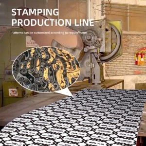 304 water ripple stainless steel decorative sheet 4X8 Mirror Stamped 3D Design Metal Sheet for Ceiling Wall Panel Decoration