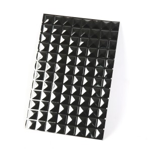 pvd color black stamped stainless steel 304 embossed stainless steel