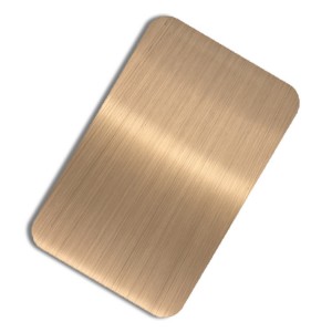 China Factory 304 hairline pvd color coating stainless steel plates manufacturer for china stainless steel kitchenware