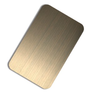 China Factory 304 hairline pvd color coating stainless steel plates manufacturer for china stainless steel kitchenware