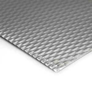 Antiskid Floor 304 4X8FT Diamond Embossed Stainless Steel Sheet For Metro Project