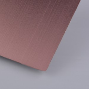 ASTM 304 matt bronze color stainless steel hairline no.4 new design china stainless steel kitchenware for house kitchen