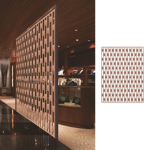 Aibaba Com Gold Color 316 Stainless Steel Decorative Partition-HM-PT010