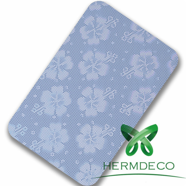 factory low price 201 Stainless Steel Embossed Sheets -
 Blue Pattern Stainless Steel Sheets for Decoration Nice-HM-075 – Hermes Steel