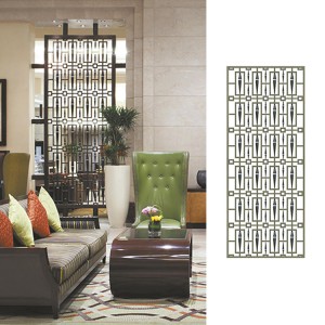 Efitra fandraisam-bahiny fisarahana Screens Stainless Steel Black Color Panel-HM-PT027