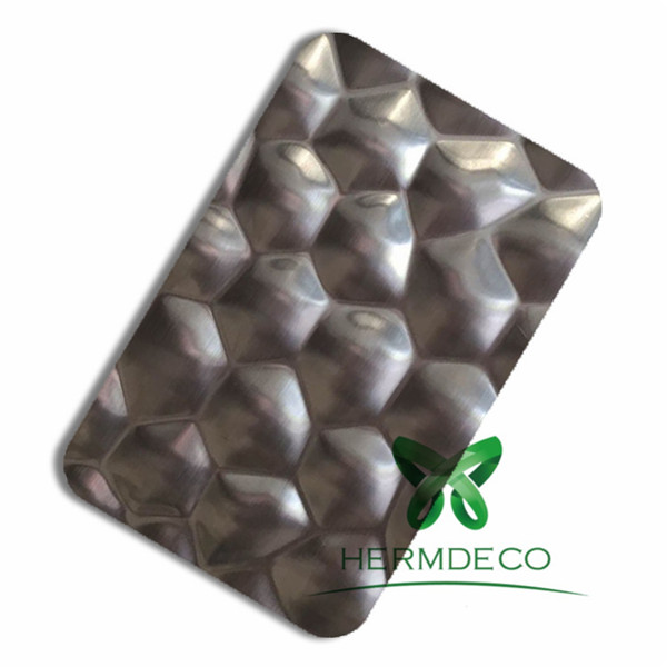 New Delivery for Color Stainless Steel Sheet -
 Best Selling Items Stamp Stainless Steel 304 316 304L 316L Decorative Metal Panel-HM-ST001 – Hermes Steel