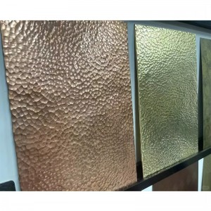 Hammered Texture Ss Sheet 201 316 430 304 Wall Panel Antique Hammered Stainless Steel Sheet