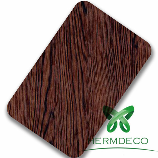 New Wood Pattern Stainless Steel Sheets for Decoration Nice-HM-057