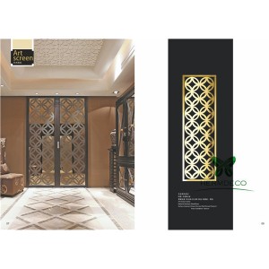 100% Original High Quality Stainless Steel /plates -
 Custom Luxury Design Stainless Steel Folding Screen Partition-HM-PT020 – Hermes Steel