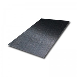 black hairline finish stainless steel sheet brushed stainless steel plated – hermes steel