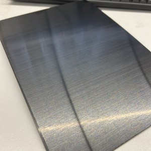 PVD color coating black titanium hairline stainless steel sheet